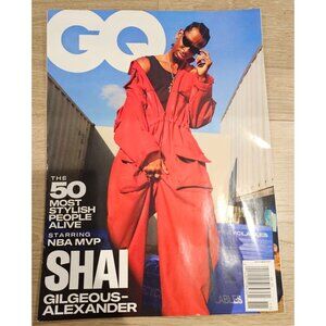 GQ USA Magazine November 2025 Shai Gilgeous Alexander NBA Cover Stylish People